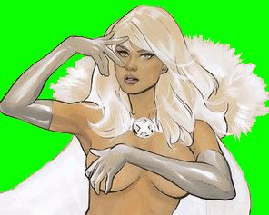 Nude Emma Frost - White Queen